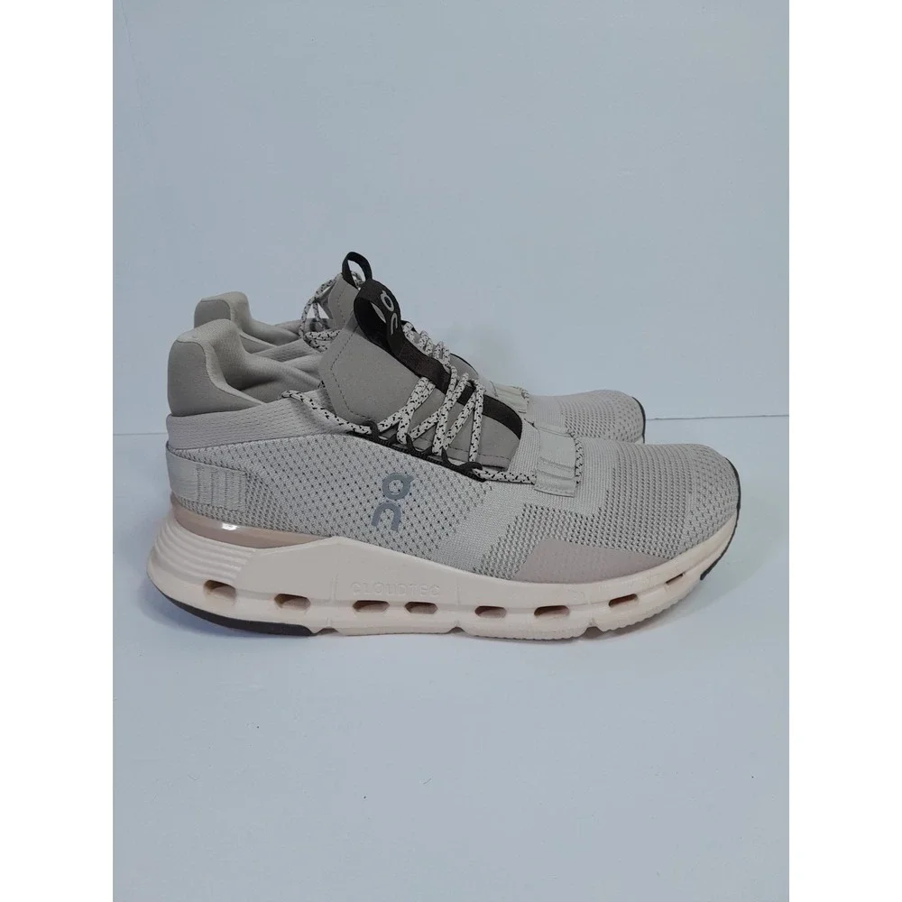 On Cloudnova Women Sz  9 Pearl Shell Shoes Sneakers - Picture 2 of 9